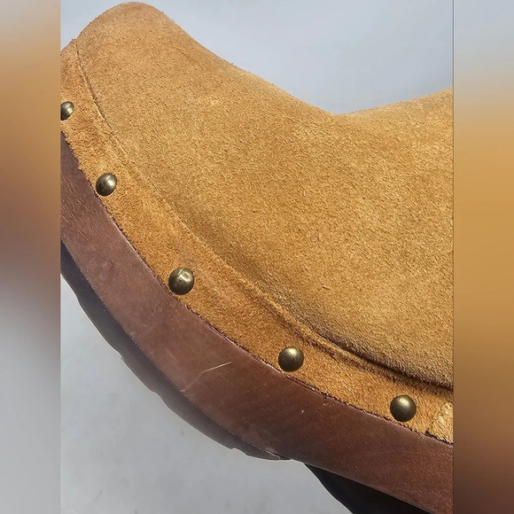 UGG Australia Women's Lynnea 3204 Tan Suede Sheepskin Shearling Boots Size 6 - Picture 16 of 16